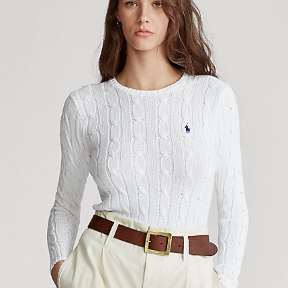Ralph Lauren sport cable knit sweater